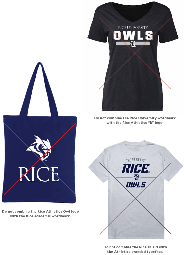 Incorrect Usage of Rice Athletics Logos